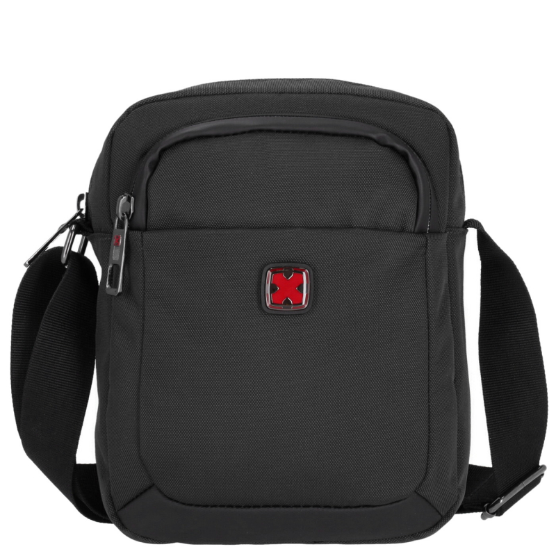 Travel 'N' Meet Schultertasche aus Spinnstoff klein schwarz