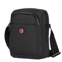 Travel 'N' Meet Schultertasche aus Spinnstoff klein schwarz