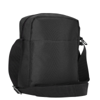 Travel 'N' Meet Schultertasche aus Spinnstoff klein schwarz