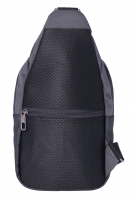 Dernier Schultertasche aus Spinnstoff grau