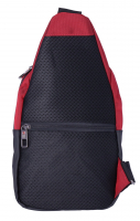 Dernier Schultertasche aus Spinnstoff rot
