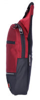 Dernier Schultertasche aus Spinnstoff rot