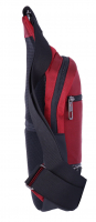 Dernier Schultertasche aus Spinnstoff rot