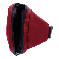 Dernier Schultertasche aus Spinnstoff rot