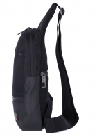 Dernier Schultertasche aus Spinnstoff schwarz