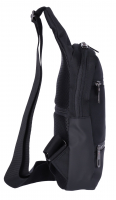 Dernier Schultertasche aus Spinnstoff schwarz