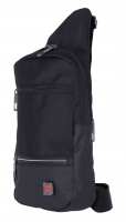 Dernier Schultertasche aus Spinnstoff schwarz