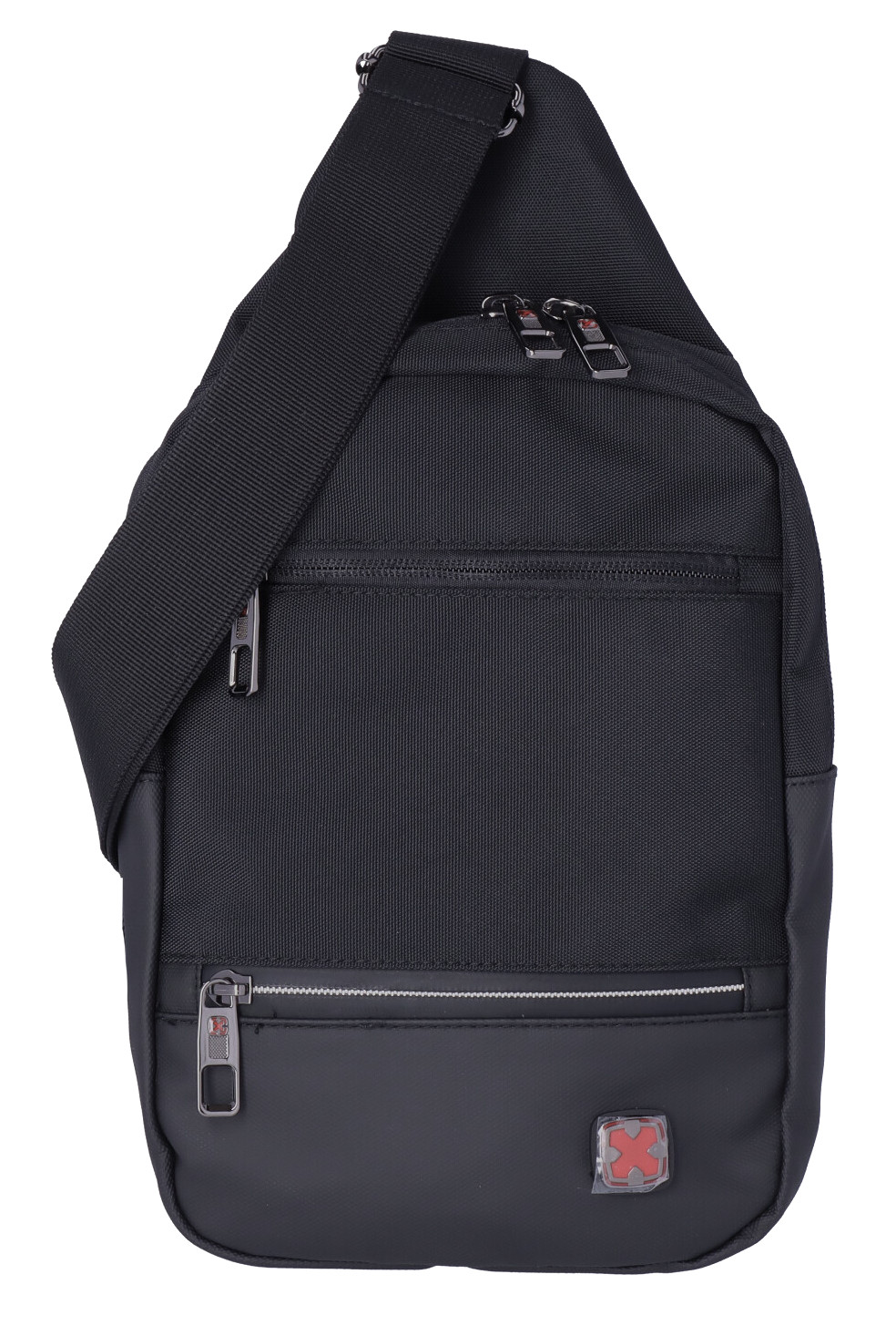 Dernier Schultertasche aus Spinnstoff schwarz