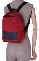 Travel 'N' Meet Mini Rucksack aus Spinnstoff rot
