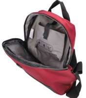 Travel 'N' Meet Mini Rucksack aus Spinnstoff rot