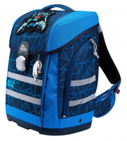 McNeill 'Wild' Schulrucksackset 6tlg. McLight 2 1000g 20l blau/schwarz