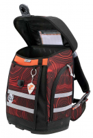 McNeill 'Drache' Schulrucksackset 6tlg. McLight 2 1000g 20l schwarz rot