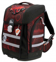 McNeill 'Drache' Schulrucksackset 6tlg. McLight 2 1000g 20l schwarz rot