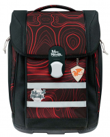 McNeill 'Drache' Schulrucksackset 6tlg. McLight 2 1000g 20l schwarz rot
