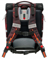 McNeill 'Drache' Schulrucksackset 6tlg. McLight 2 1000g 20l schwarz rot