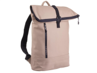 Franky Business-Rucksack mit Laptopfach erweiterbar 13 l Planenmaterial beige