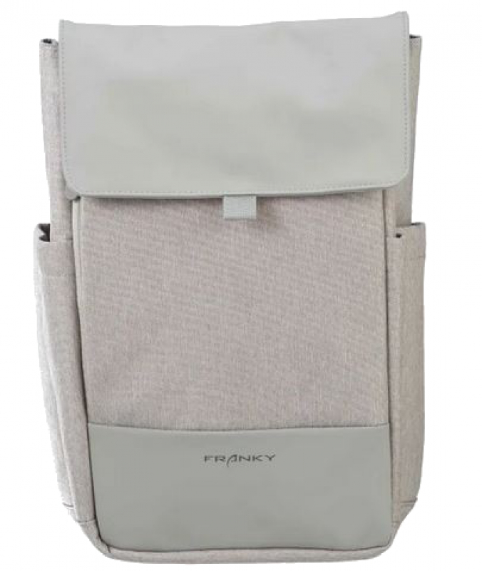 Franky Freizeit-Rucksack mit Tabletfach 13 l Polyester light grey