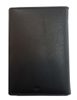 Prato 'LM Shahid' Brieftasche Kartenetui RFID echt Leder black