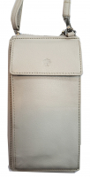 Prato 'LM Shahid' Handy Umhängetasche glattes Rindleder light beige