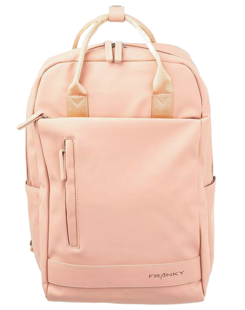 Franky Freizeit-Rucksack mit Laptopfach 14 l Planenmaterial rose
