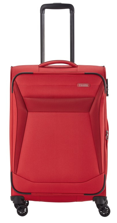 Travelite 'Chios' 4-Radtrolley erweiterbar m 67cm 2,9kg 60-66l rot