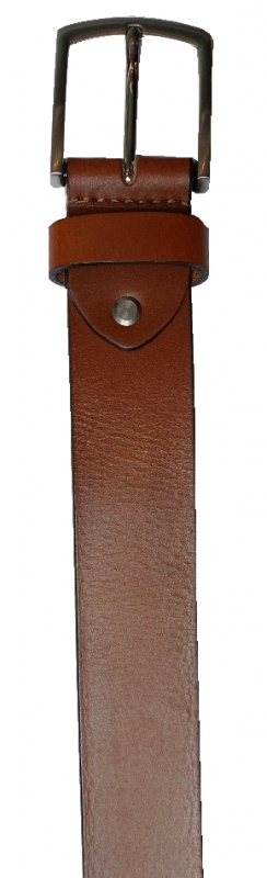 Prato 'LM Vishal' Herrengürtel 105cm echt Leder dark cognac