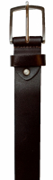 Prato 'LM Vishal' Herrengürtel 100cm echt Leder dark brown