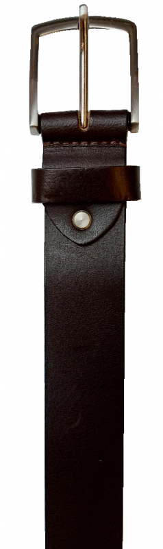 Prato 'LM Vishal' Herrengürtel 110cm echt Leder dark brown