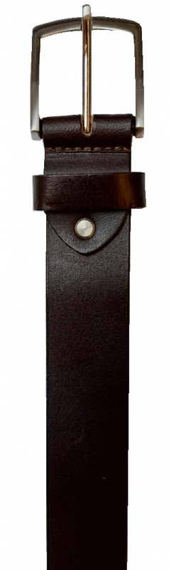 Prato 'LM Vishal' Herrengürtel 95cm echt Leder dark brown