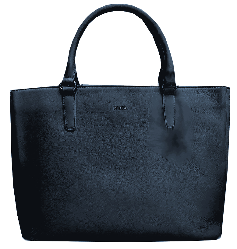 Prato 'LM Shahid' Handtasche echt Rindleder dark blue