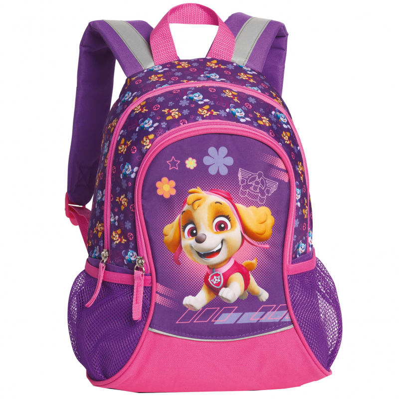 Fabrizio 'Paw Patrol' Kinderrucksack mit 2 Reißverschlüssen Skye 12l lila/pink