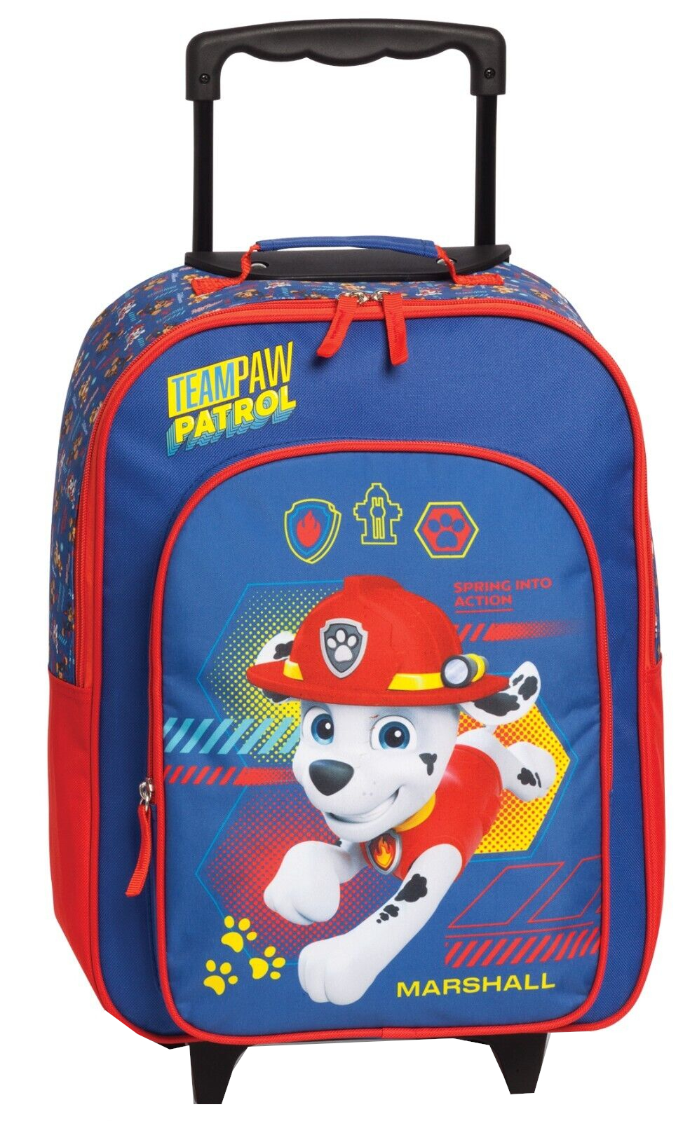 Fabrizio 'Paw Patrol' Kindertrolley Marshall 17l blau/rot