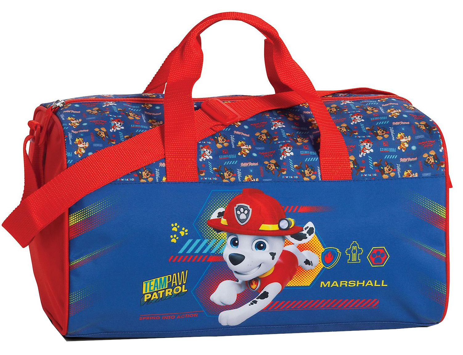 Fabrizio 'Paw Patrol' Kindersporttasche Marshall 12l blau/rot