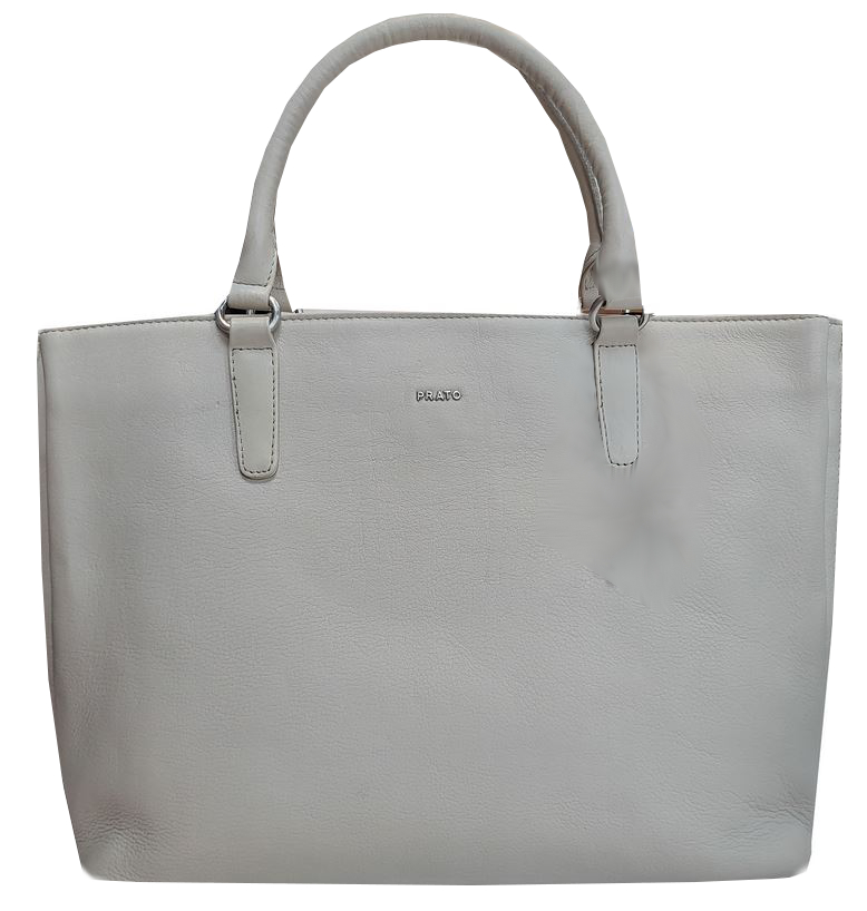 Prato 'LM Shahid' Handtasche echt Rindleder light beige