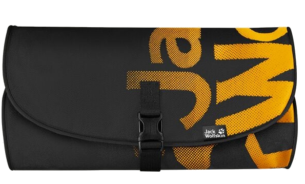 Jack Wolfskin 'Waschsalon' Kulturtasche zum hängen black