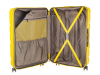 Franky 4-Rad Hartschalen-Trolley L 4,3kg ABS yellow