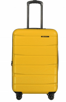 Franky 4-Rad Hartschalen-Trolley M 66cm erweiterbar 3,5kg yellow