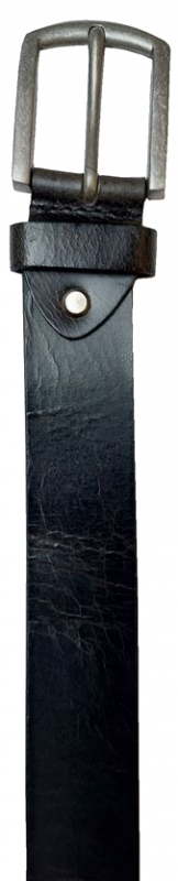 Prato 'LM Vishal' Herrengürtel 90cm echt Büffelleder crunch black