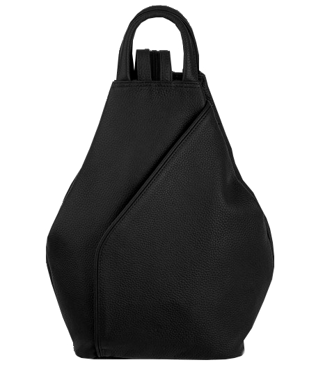 Prato 'LM Asif' Cityrucksack echt Leder black