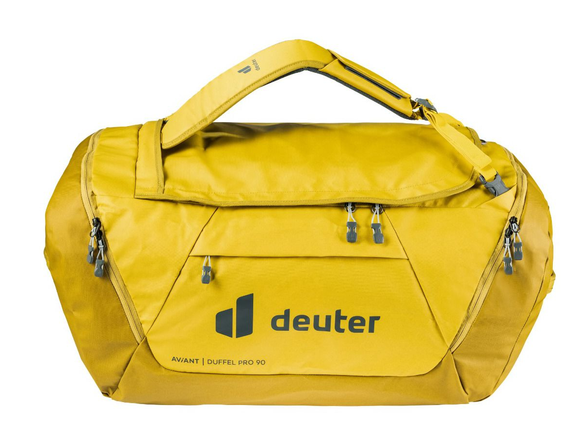 Deuter 'Aviant Duffel Pro 90' Sporttasche Wasserabweisend 90l 1500g 600D PES TPU corn-turmeric