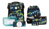 schoolmood 'Elias' Schulranzen-Set 7-tlg. Hero Maxx Air+ 1150g 21l Rennwagen