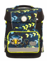 schoolmood 'Elias' Schulranzen-Set 7-tlg. Hero Maxx Air+ 1150g 21l Rennwagen