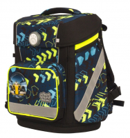 schoolmood 'Elias' Schulranzen-Set 7-tlg. Hero Maxx Air+ 1150g 21l Rennwagen