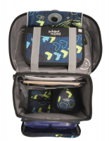 schoolmood 'Elias' Schulranzen-Set 7-tlg. Hero Maxx Air+ 1150g 21l Rennwagen
