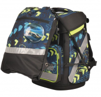 schoolmood 'Elias' Schulranzen-Set 7-tlg. Hero Maxx Air+ 1150g 21l Rennwagen