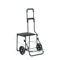 Andersen 'Imea' Komfort-Shopper mit Klappsitz 46l 50kg/120kg Tragkraft MADE IN GERMANY blau