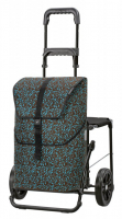 Andersen 'Imea' Komfort-Shopper mit Klappsitz 46l 50kg/120kg Tragkraft MADE IN GERMANY blau