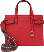 L.Credi 'Isante' Handbag mit Riemen Lipstick