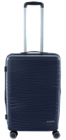 Franky 4-Rad Trolley M 66cm erweiterbar 53l 3,3kg Polypropylen dark blue