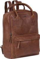 Justified Bags 'Nynke' Rucksack Crawley 2Griffe echt Rindleder braun